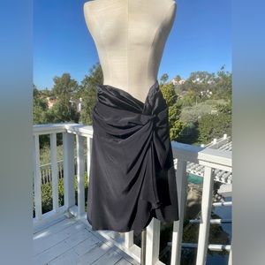 A.F. Vandevorst Black 38 Silk Skirt